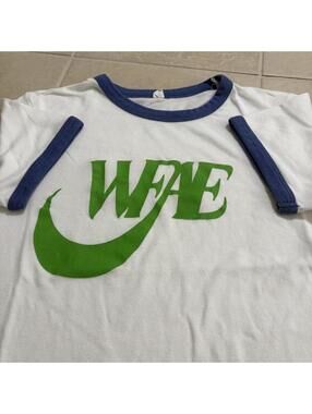 WFAE 90.7 40th Anniversary Ringer T Shirt Small Charlotte Radio
